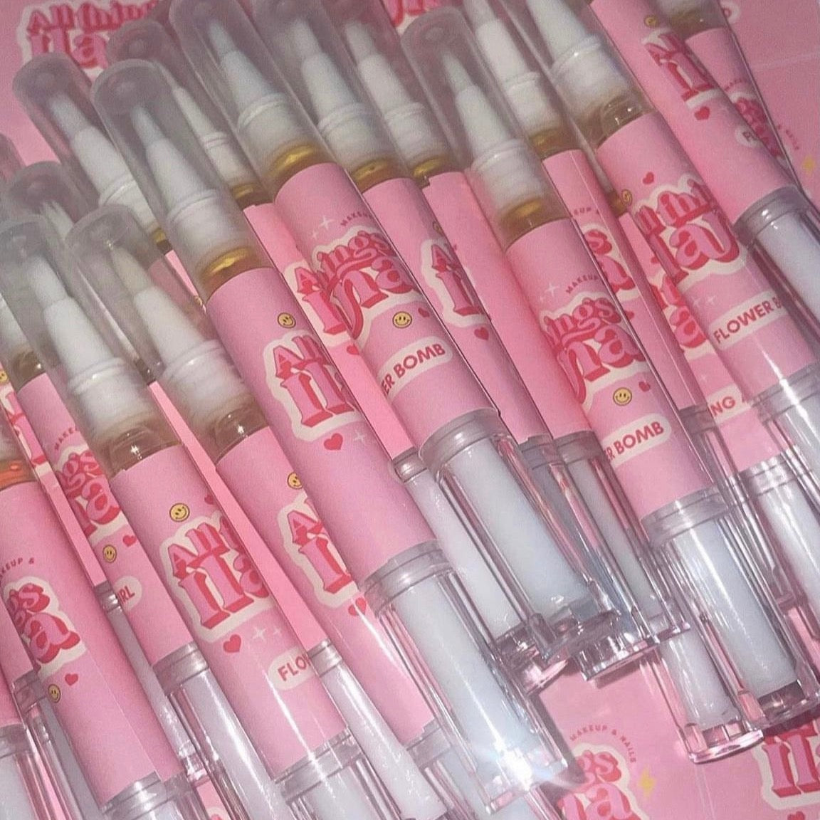 5.09 x 4.8 Cuticle Oil Pen Personalised Stickers